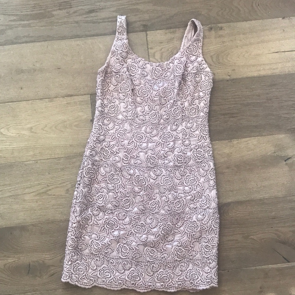 Carmen Marc Valvo mini cocktail dress